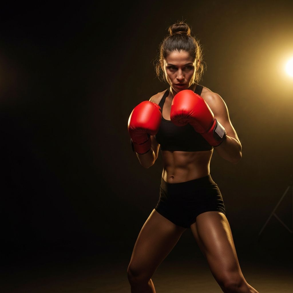 Petarung tinju Dimas Setiawan dari Bandung