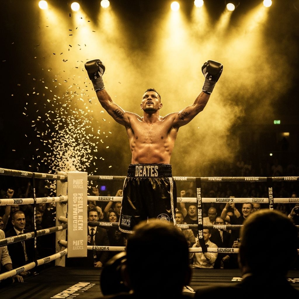 Momen knockout dramatis di pertandingan tinju HSS HollyWings Sport Show